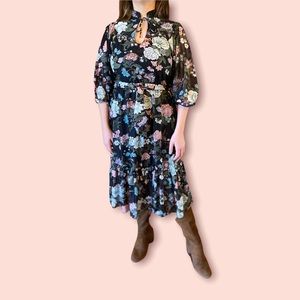 Vintage Floral Dress Made in USA